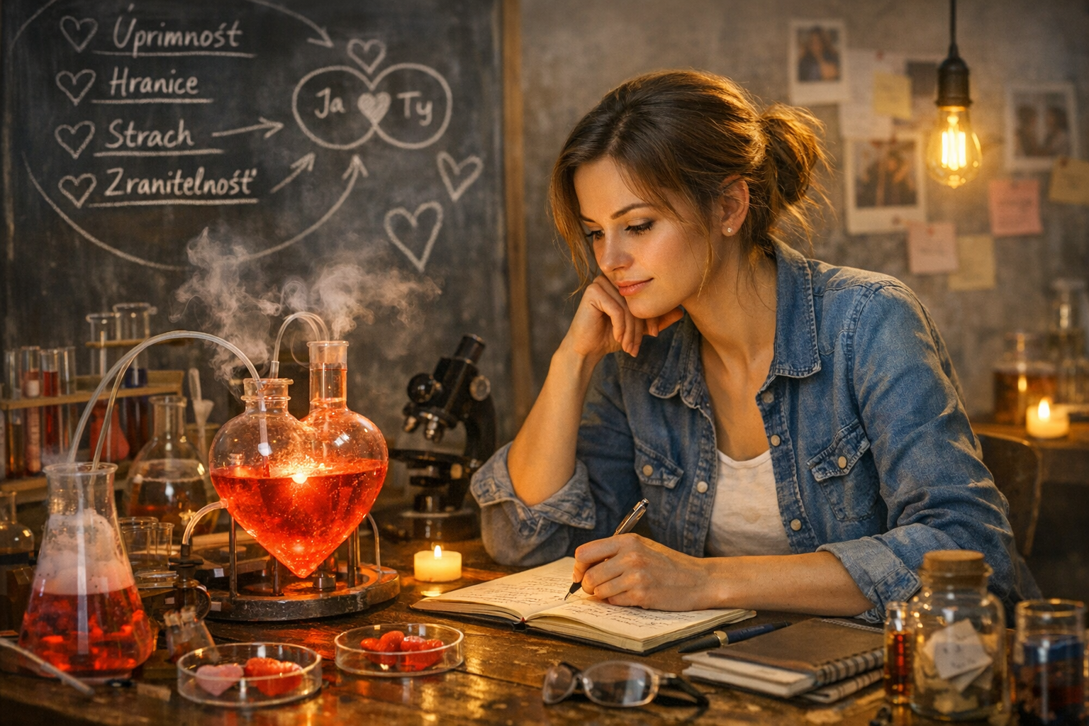 vzťahy ako laboratórium odvahy, experiment